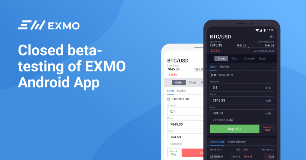 EXMO Mobile App Launch And III Round of EXMO Coin IEO